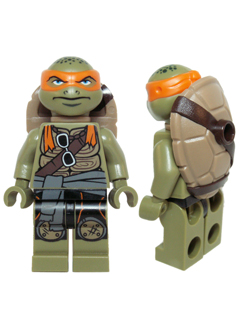LEGO Minifigure-Michelangelo (79115)-Teenage Mutant Ninja Turtles-TNT040-Creative Brick Builders